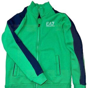 Emporio Armani EA7 Hoodie Kids Size 12 Green